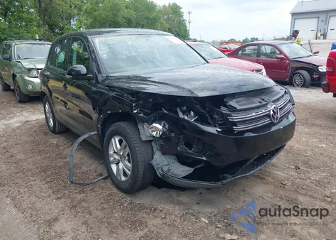 2012 Volkswagen Tiguan S from USA, damaged, VIN WVGBV7AX5CW542576